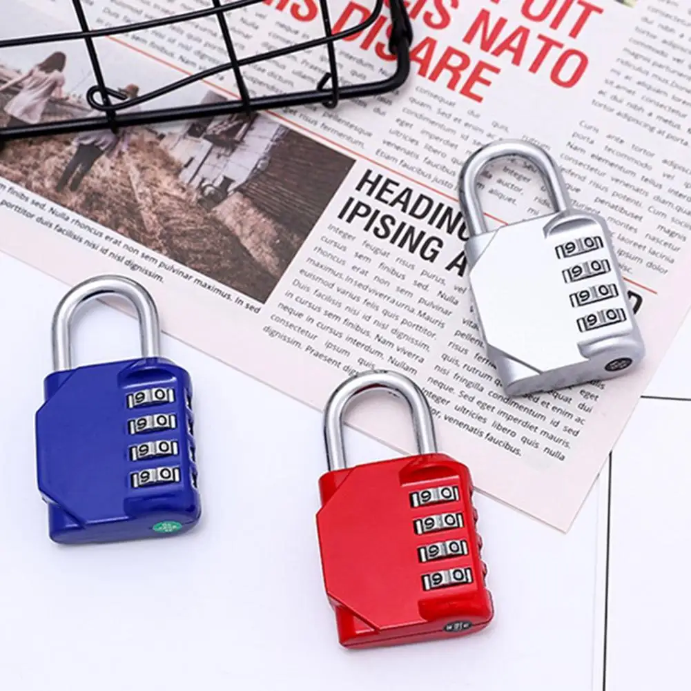 

Zinc Alloy Useful Security Setting Combination Lock Lightweight Padlock Strong for Home