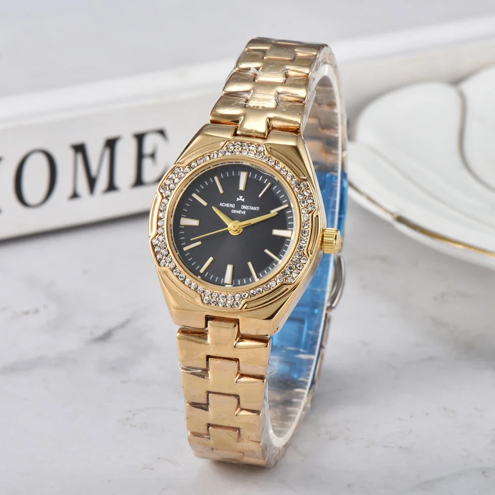 

AAA VC woMen's Top Luxury Brand Fashion Quartz Watch Stainless Steel Band women Wristwatches for Men Clock Relogio Masculino