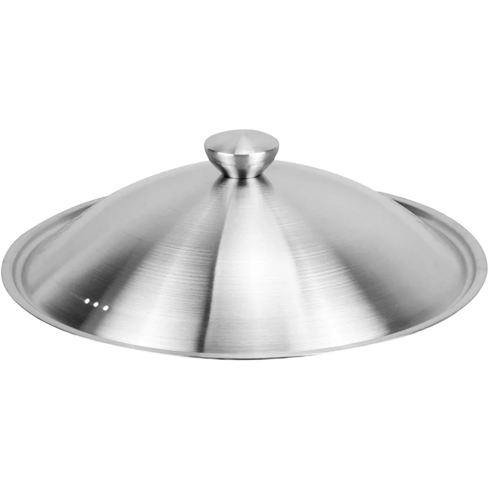 

Lid Pan Cover Pot Metal Lids Universal Dome Replacementstock Frying Cooking Stainless Steel Pots Knobtent Screentool Meat