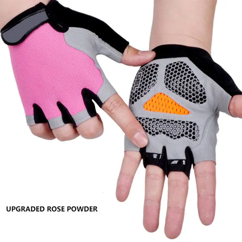 

Outdoor Sports Cycling Bike Gloves Half Finger Shockproof Breathable Gloves Breathable Anti-shock Sports Gloves Anti-slip Glove
