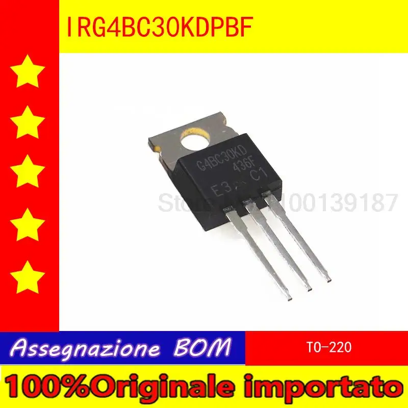 

10 шт./лот IRG4BC30KDPBF IRG4BC30KD G4BC30KD TO-220 MOS полевая трубка для эффекта 28A 600V