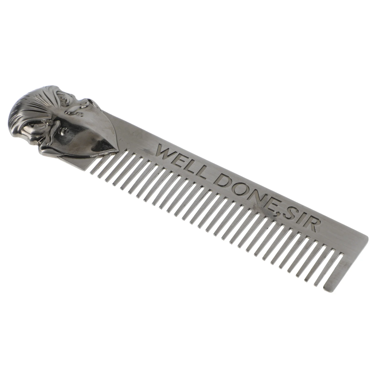 

Beard Comb Brush Hair Men Scrubber Facial Steel Mustache Barber Brushs Crow Cleansing Grooming Stainless Face Moustache Supplies