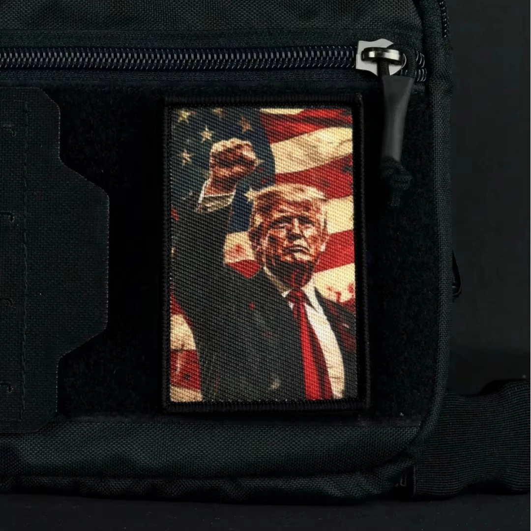 Тактический Патч эмблема Трампа при убийстве значок для морального духа