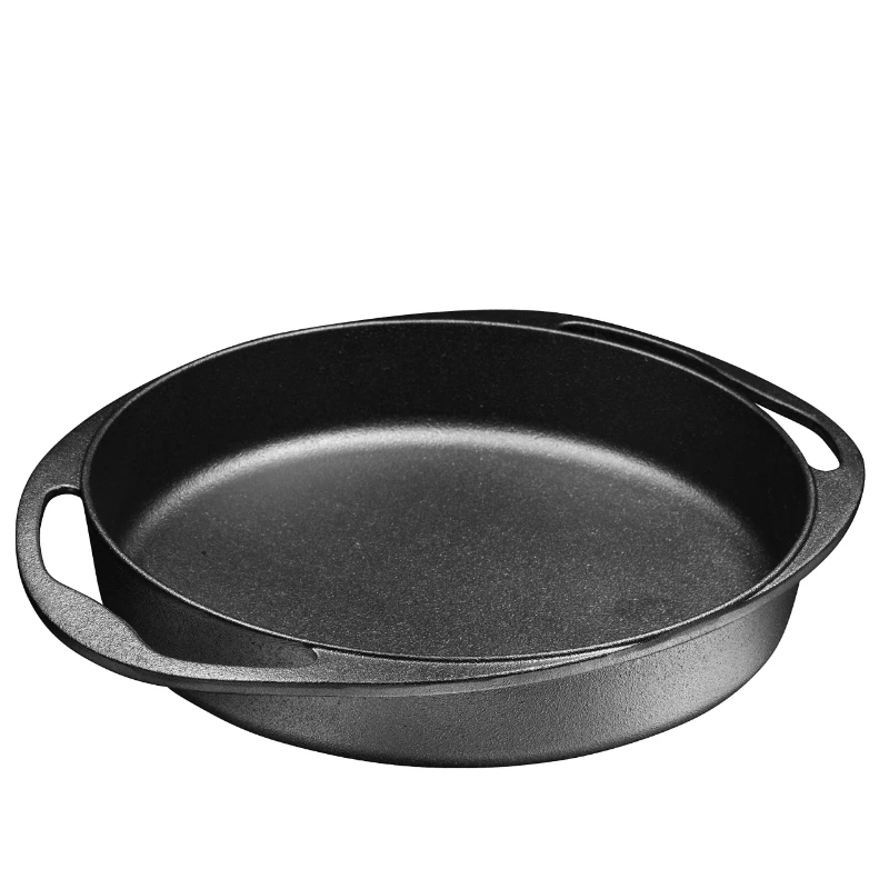 

| Double Handled Pre-Seasoned Cast Iron Round Tarte Tatin Dish Pan Mini | 1