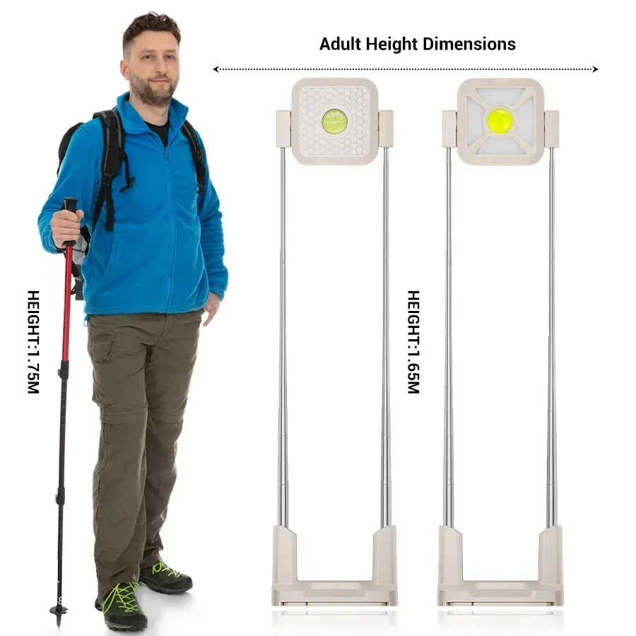 Портативные прожекторы E2 светодиодный солнечный фонарь для кемпинга
