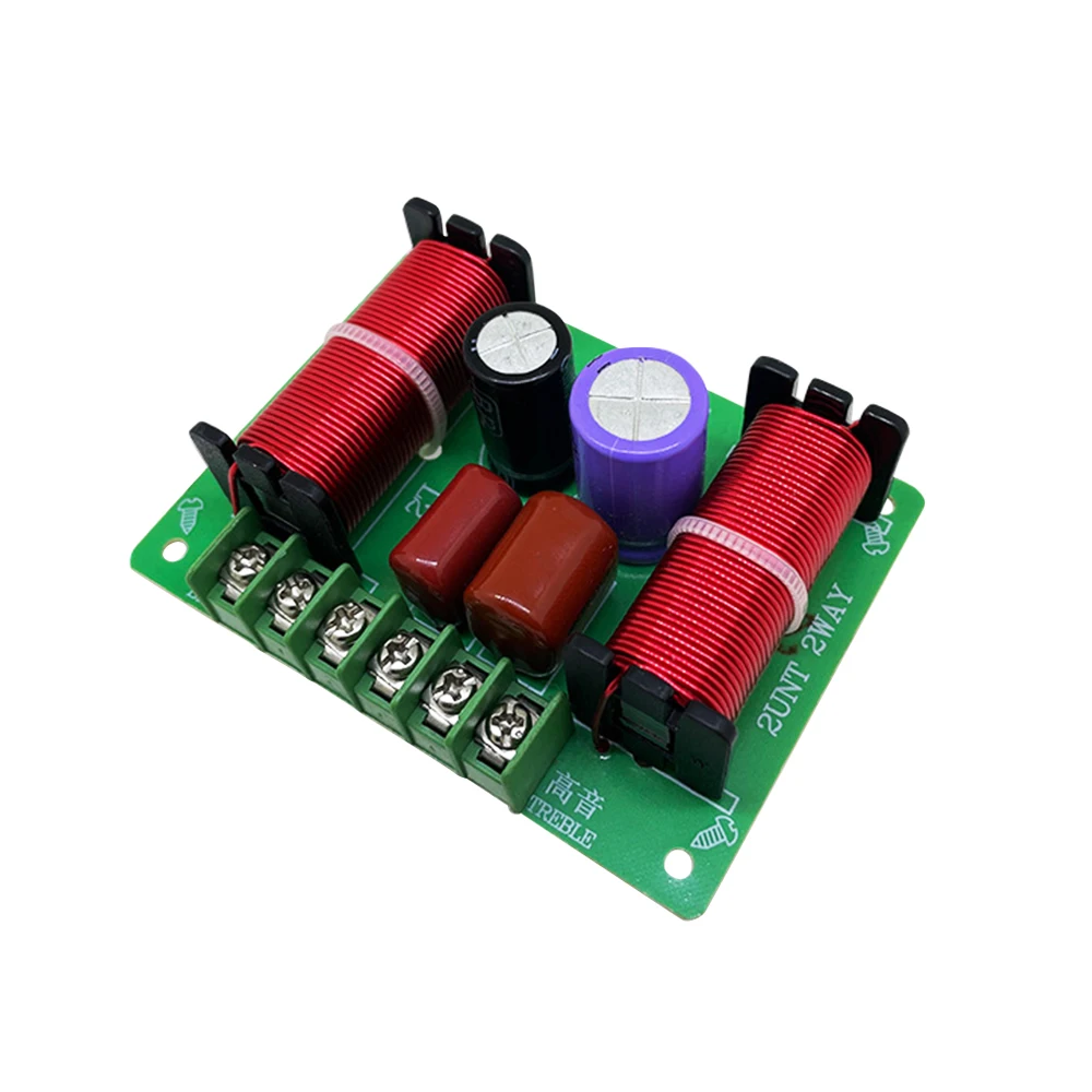 

AIYIMA 180W Speaker 2-Way Crossover Audio Treble + Bass Crossover Shelf Speaker Splitter Board Filter Adjustable Crossover 1PCS