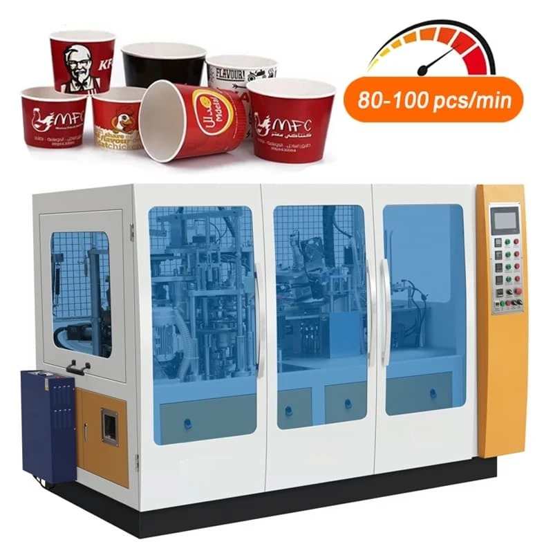 3-40 Oz Automatic Cup Forming Hine High Speed Paper Product Making Hinery