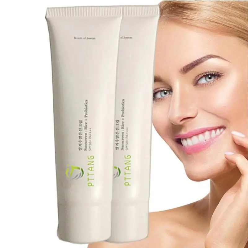 

Солнцезащитный пробиотик для лица, риса, Sunblock Spf 50, солнцезащитный лосьон широкого спектра, без запаха и масла, солнцезащитный крем UVA/UVB для