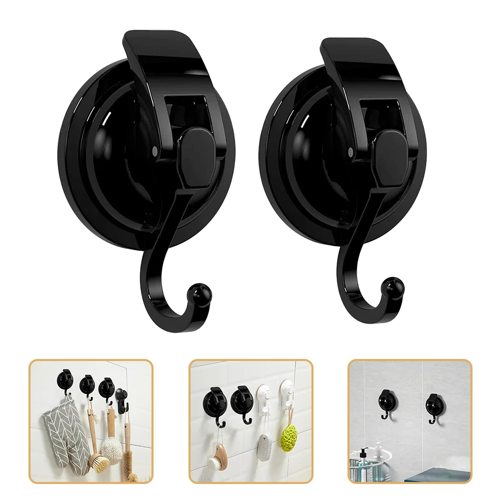 

2 Pcs Vacuum Sucker Hooks Suction Seamless Hooks Kitchen Wall Hanging Hooks