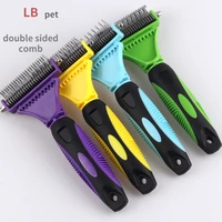 pet suppliescat groomingdouble knotted combsdog hair removal combscat and dog cleaning accessoriescat grooming supplies