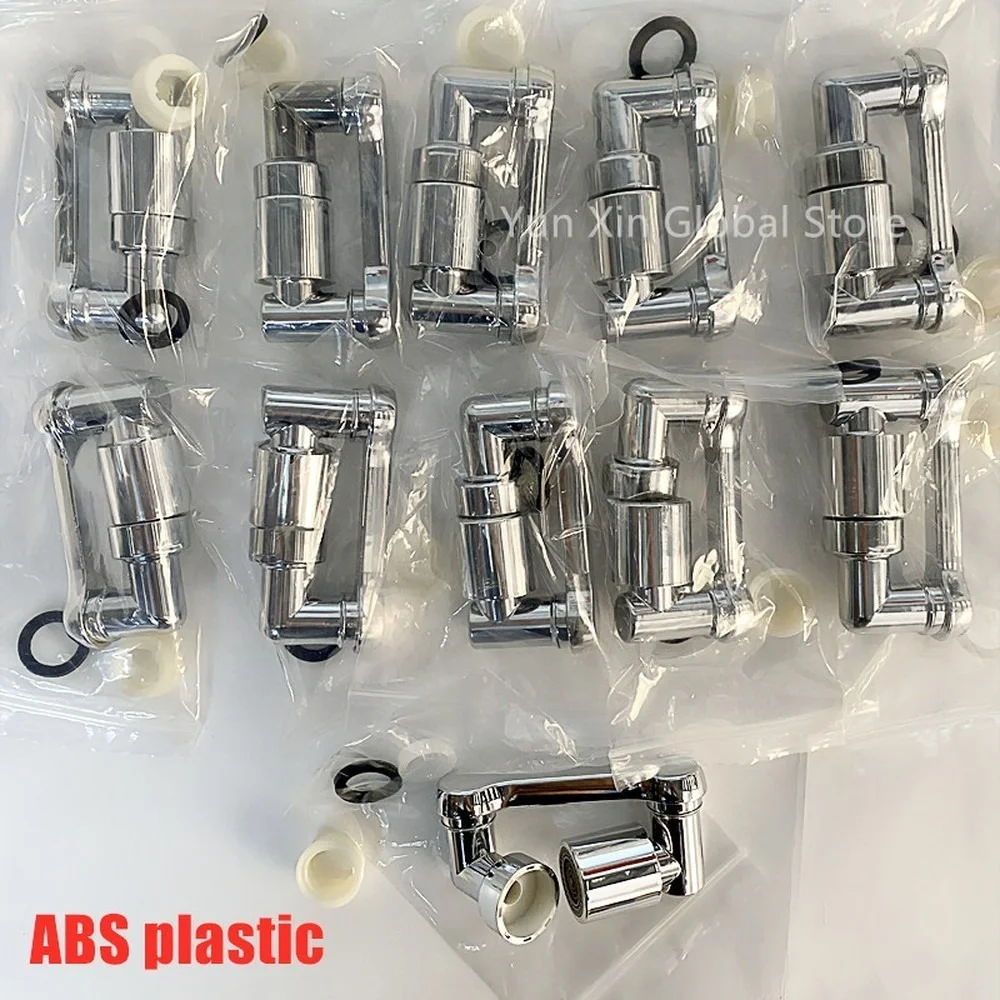 New 1080 Degree Rotatable Extension Faucet Sprayer Head Universal Bathroom Tap Extend Adapter Aerator 2 Modes Faucet Extender