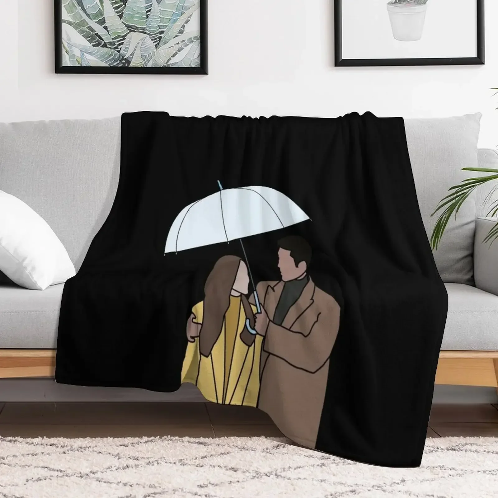 Crash Landing on you - Ri Jung Hyuk And Yoon Se-Ri Hyun Bin Son Ye-jin Зонтик сцены плед термоодеяла