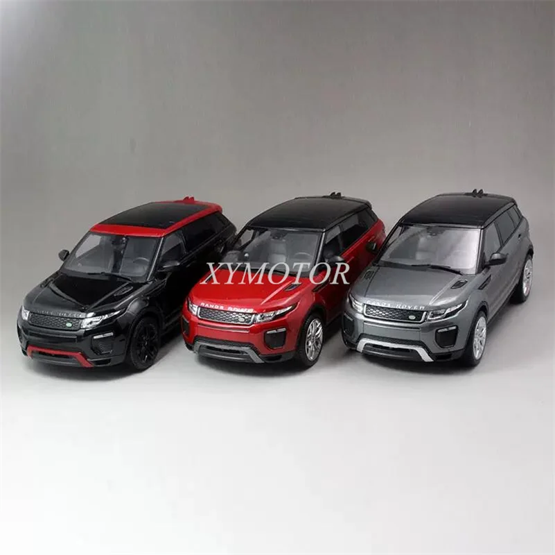

Новинка Kyosho 1/18 для Land Rover Evoque, металлическая литая модель автомобиля, игрушки, подарки, демонстрация, черные/красные/серые коллекционные украшения