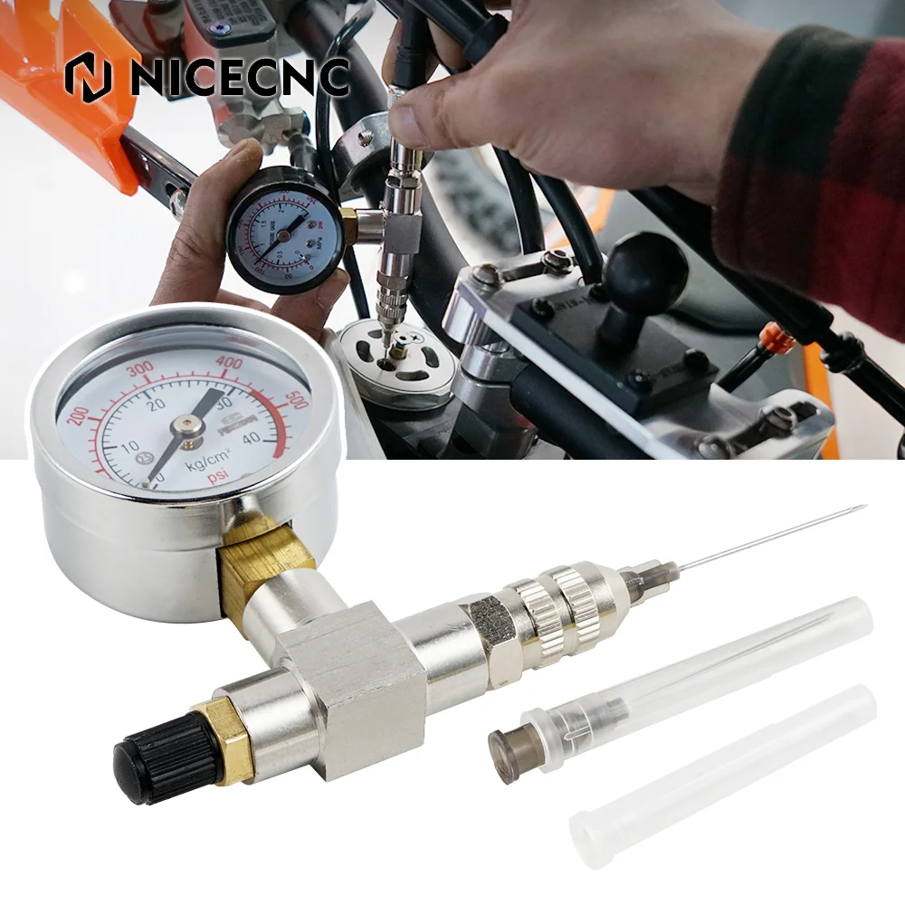 

600PSI Shock Absorber Nitrogen Fill Tool Pressure Gauge Needles Kit for Yamaha Polaris RZR Can-Am Arctic Cat ATV UTV Snowmobile