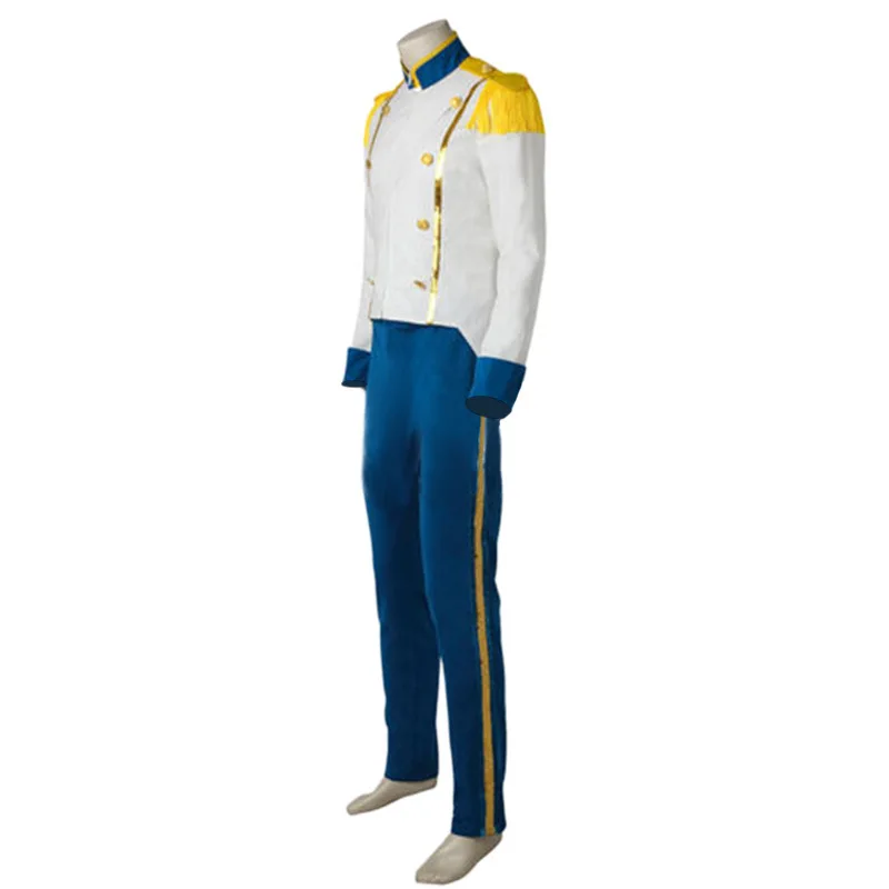 Deluxe The Little Mermaid Prince Eric Costume Cosplay Disguise Carnival Performance Party Clothing