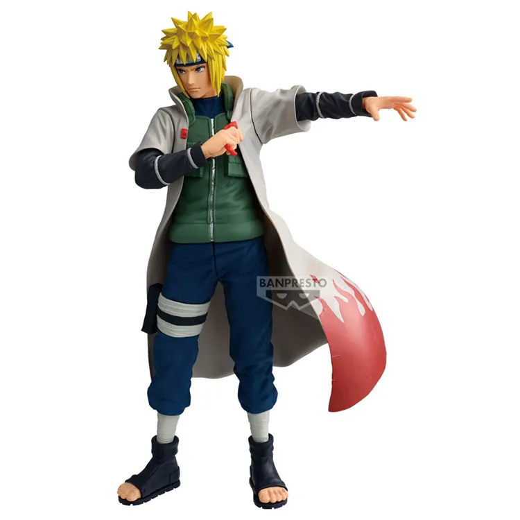 Фото Оригинальная фигурка BANDAI Grandista NARUTO Namikaze Minato NINNKAI ZOUKEI RETSUDEN, модель для хобби и коллекционирования, подарок для мальчика №4