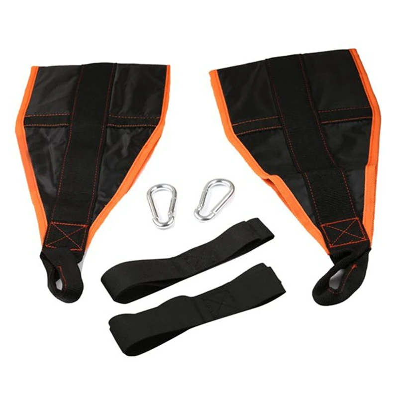 

Pull Up Belt Set Sit Up Heavy Duty Sling Cantilever Training Belt Leg Lifts Fitness Muscle Training 20.5X48cm Durable