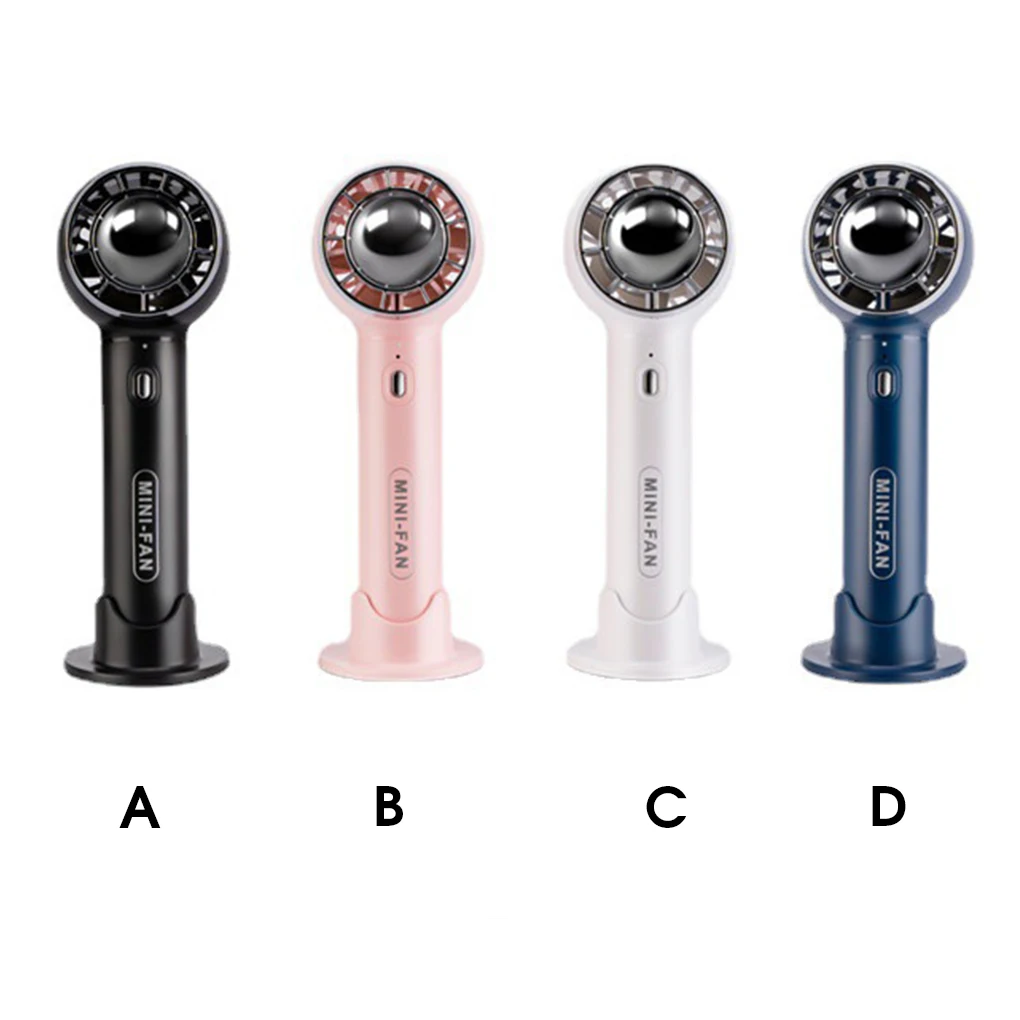 

Portable Fan Tabletop USB Rechargeable Lightweight Adjustable 3 Gears Fans Powerful Wind Air Cooling Traveling White