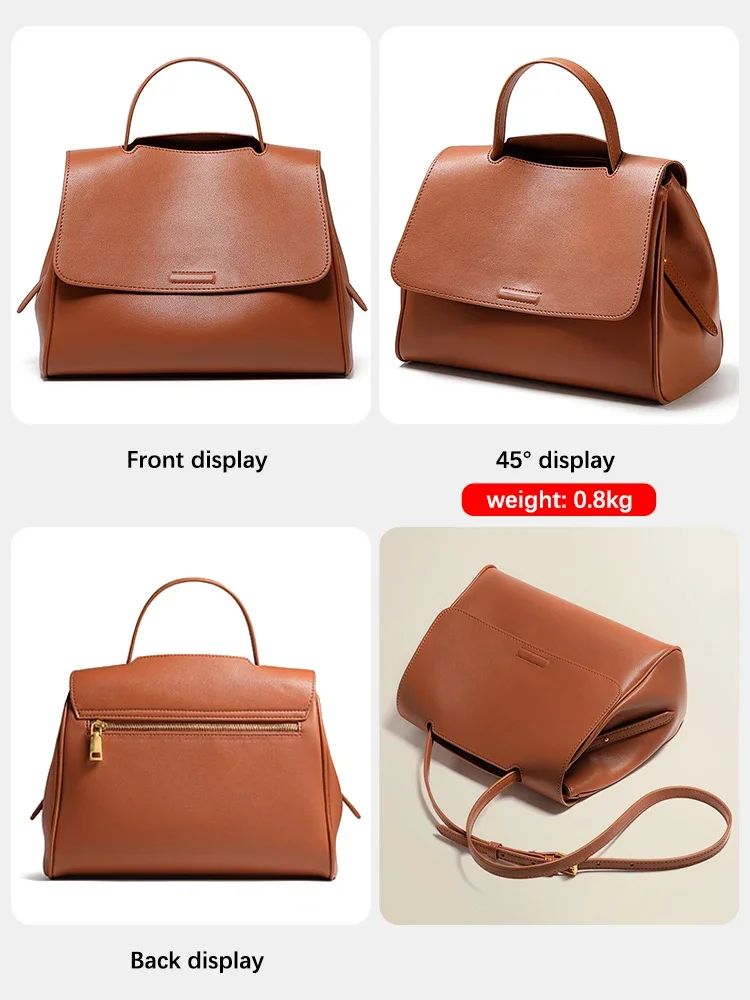 Zency Ladies Top-handle Handbags Soft Designer Bag Crossbody Roomy Purse Tote Bags For Shopper Commuter Office