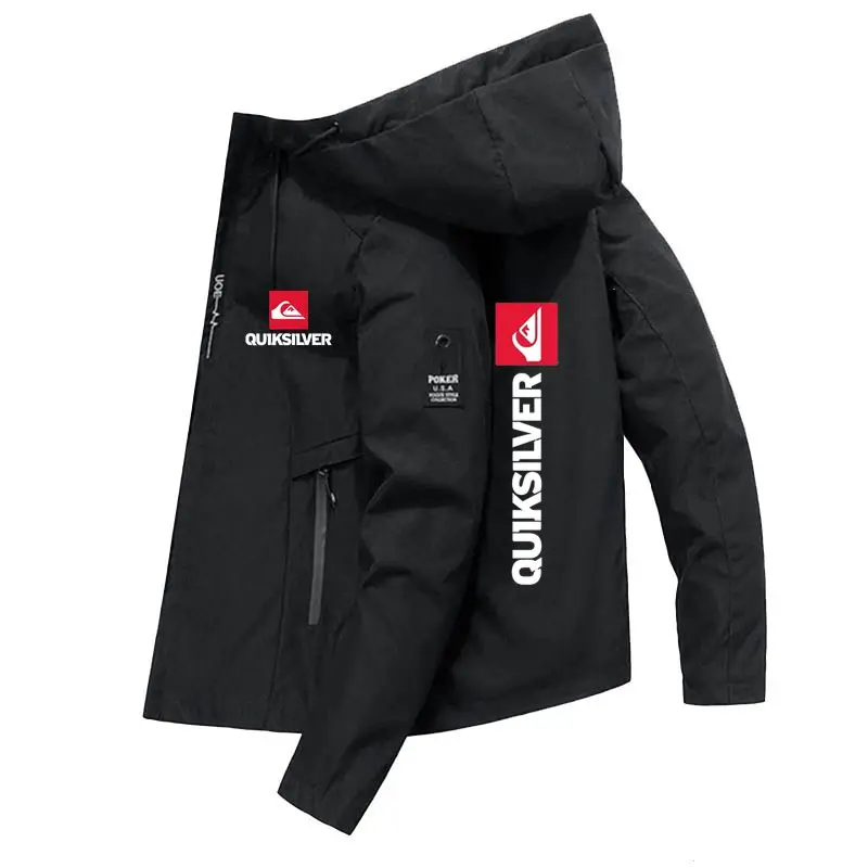 2024 Fashion Zipper Men's And Women's Jacket Brand QUIKSILVER Printed Sp orts Hip Hop Casual Unisex Long Sleeve Hoodie5XL