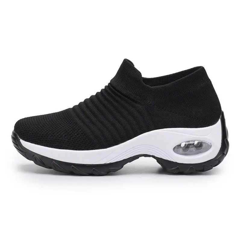 

knit key height running shoes for women lady sports shoes women's comfortable soft sneakers sport shoes woman 2022 1229