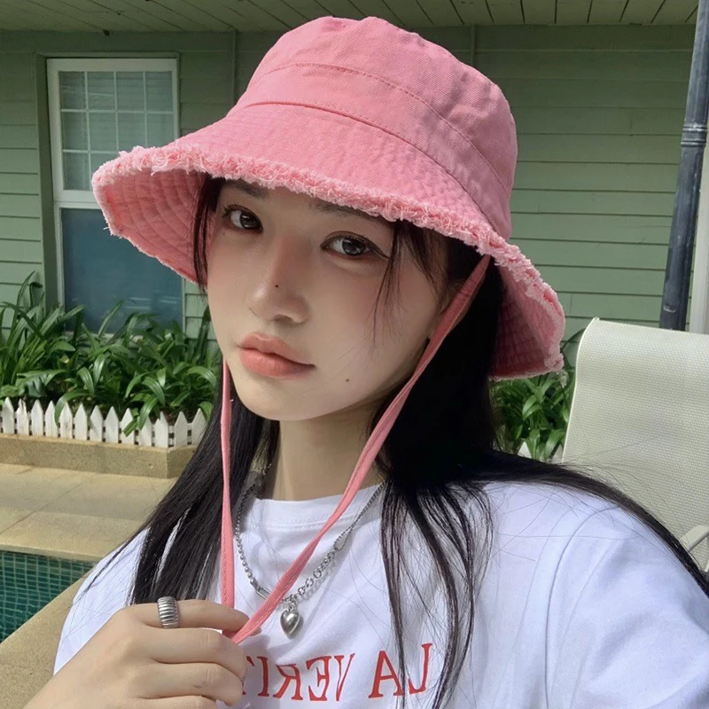 

Панама Боб для женщин и мужчин, пляжная кепка от солнца, стильные бейсболки Y2K для гольфа, роскошные дизайнерские брендовые потертые Панамы для экспедиций