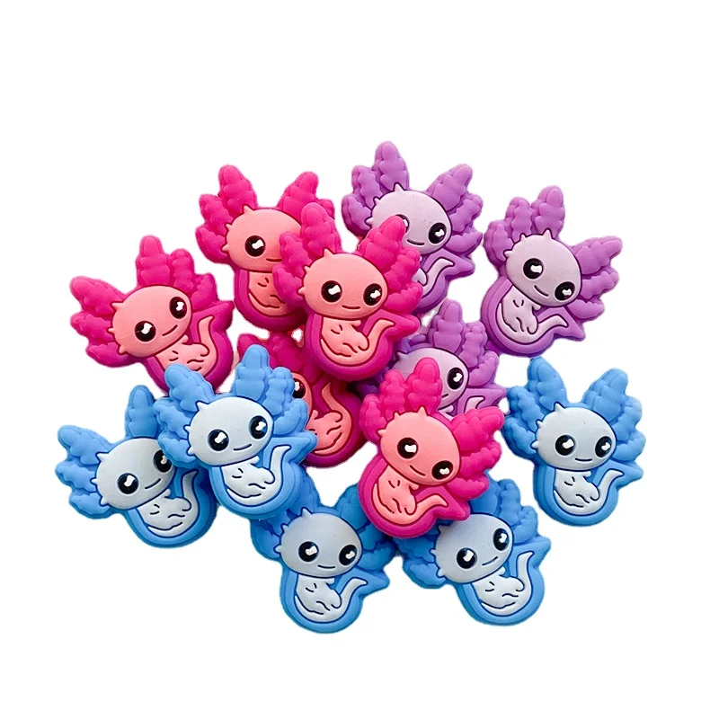 50pcs New Cartoon Silicone Beads Silicone Baby Teether Children Silicone Toys DIY Pacifier Chain Newborn Thing  Accessories