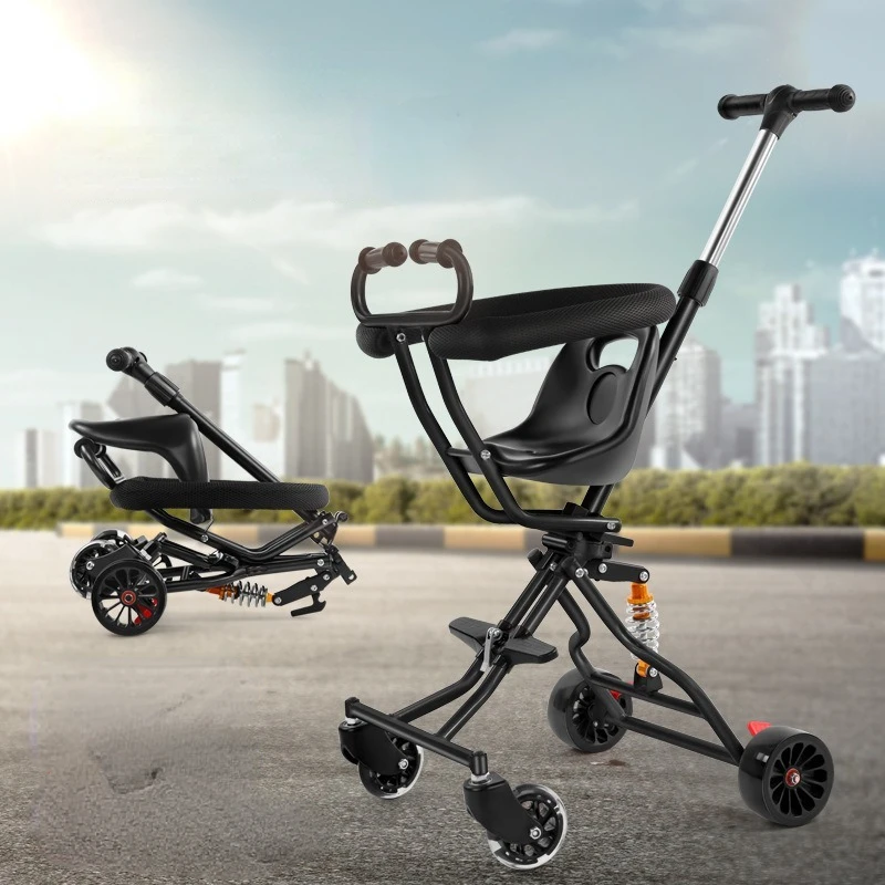 Lightweight and Foldable Trolleys for Children Easy To Carry A Baby Stroller Take The Baby Out of The Baby Carriage Pushchair