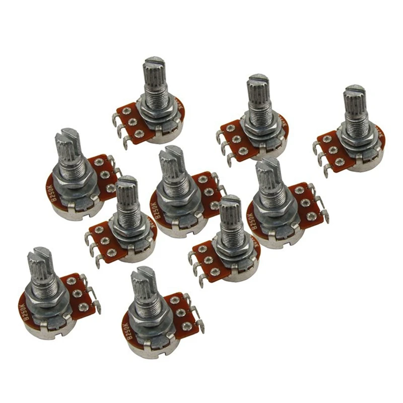 

Guitar Small Size Pots Potentiometers For Guitar Bass Parts (Pack Of 10)