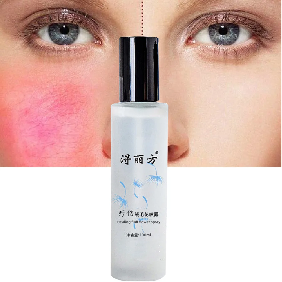 

Лечебный пух, цветочный спрей для лица, чувствительный тип кожи, восстановление, анти-покраснение, успокаивающий гормон, восстановление лица, эссенция 100 мл