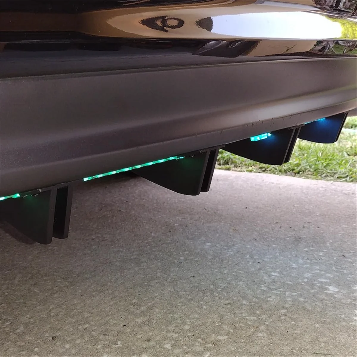 Универсальный диффузор для губ заднего бампера плавники акулы защита подбородка