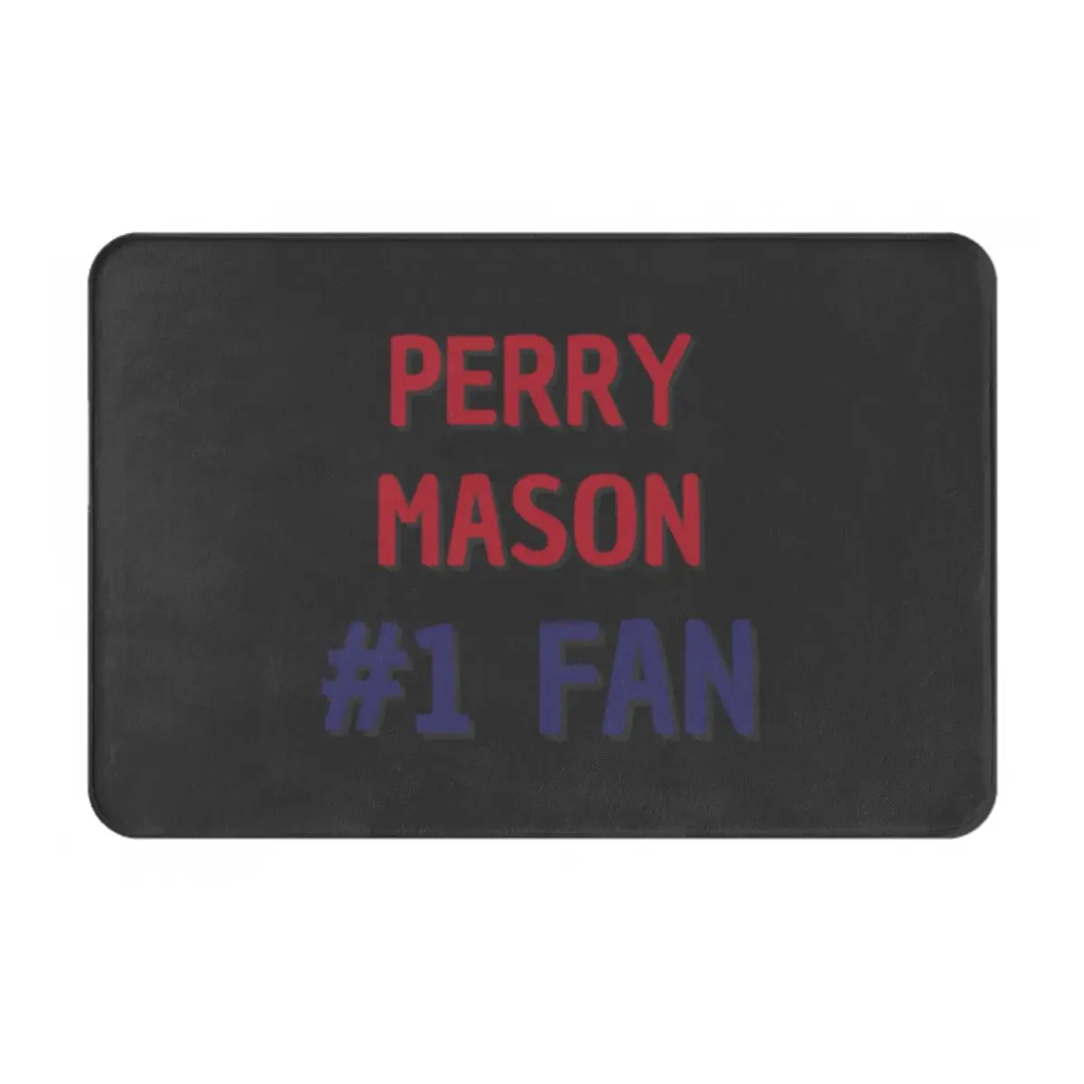 Фото Коврик для пола Perry Mason-1 Fan, прямоугольный придверный коврик для входа в комнату, семейный коврик для ежедневной чистки обуви №1