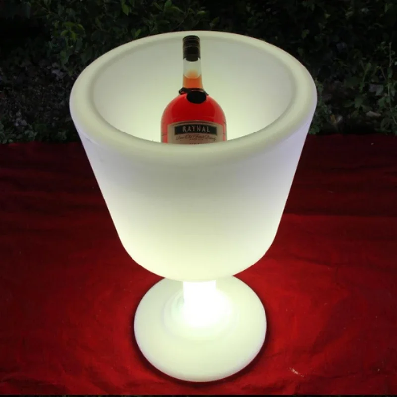 Креативный светодиодный барочный светящийся ведро для льда модный KTV цветной