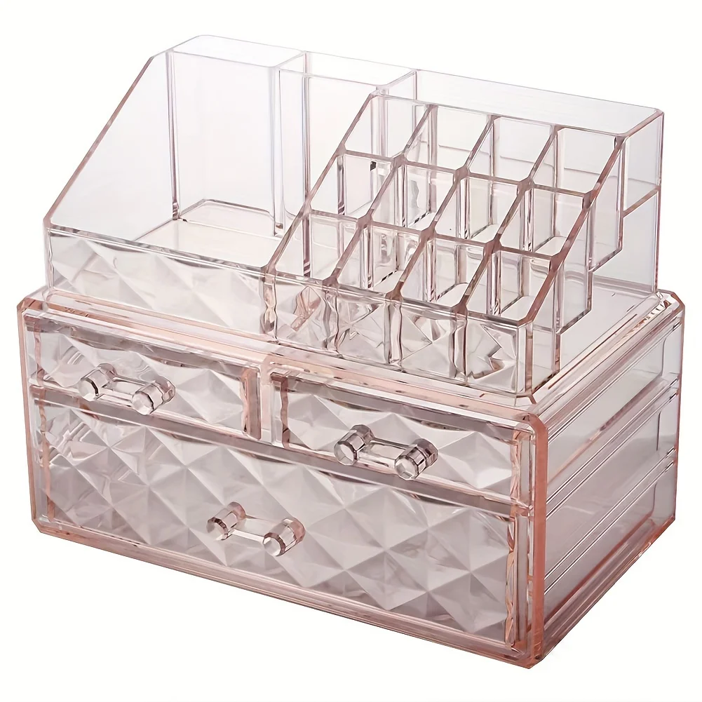 Нетроботы с коробкой для косметики в одном стиле прозрачной макияжа ящиком