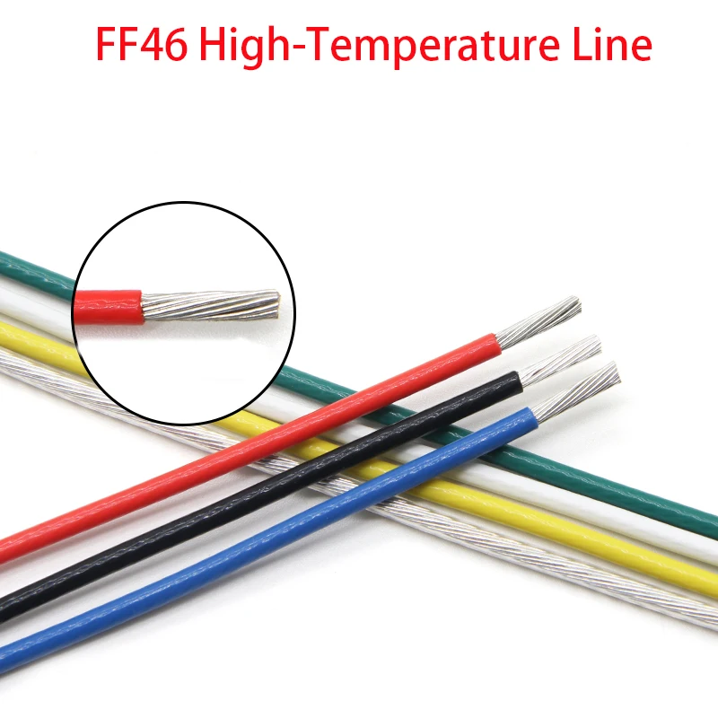 10 м FF46 ПТФЭ высокотемпературная проволока/фторпластиковая луженая медная