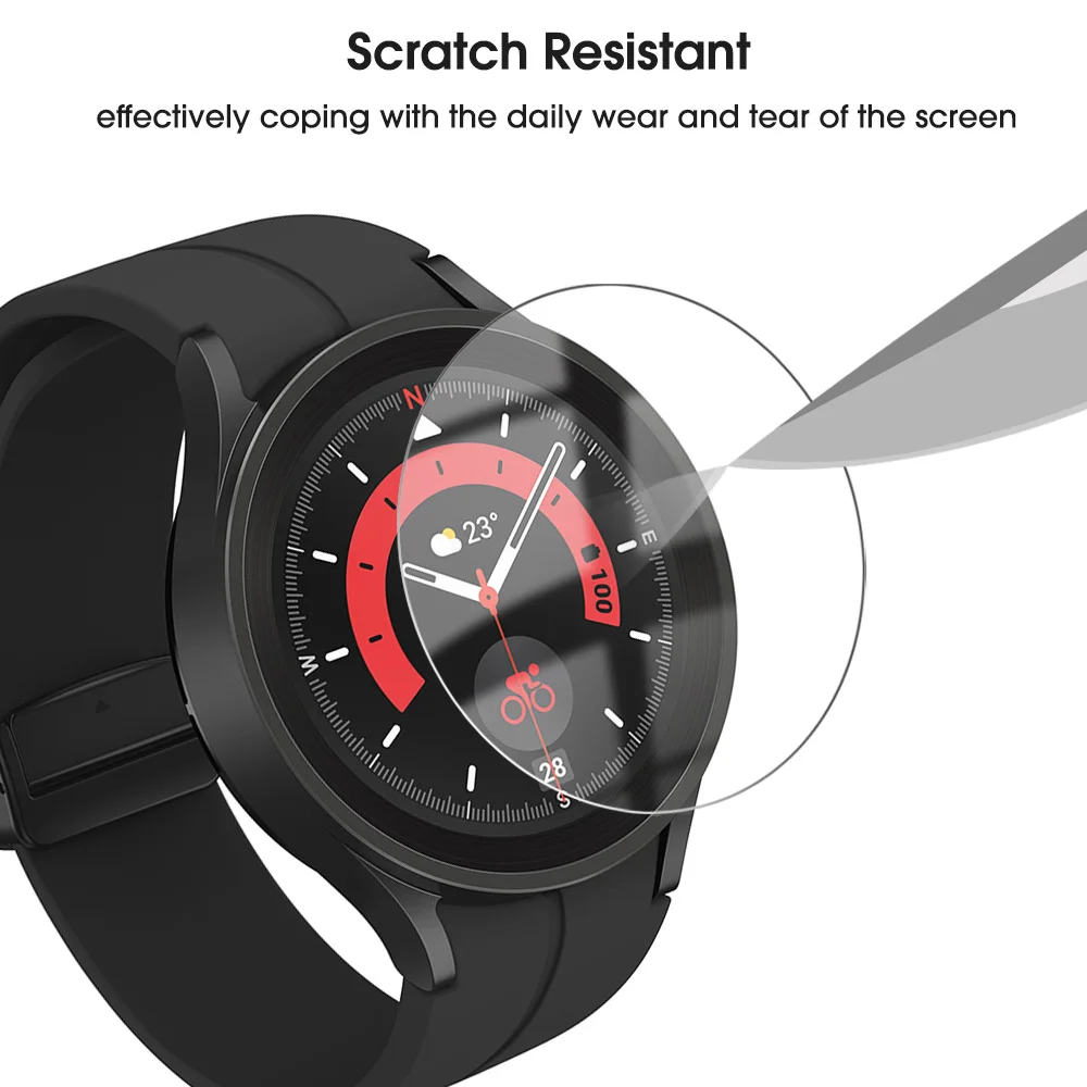 Закаленное стекло 9H для Samsung Galaxy Watch 4 40/44 мм Classic 42/46 3 41/45 5 5Pro Защитные пленки экрана