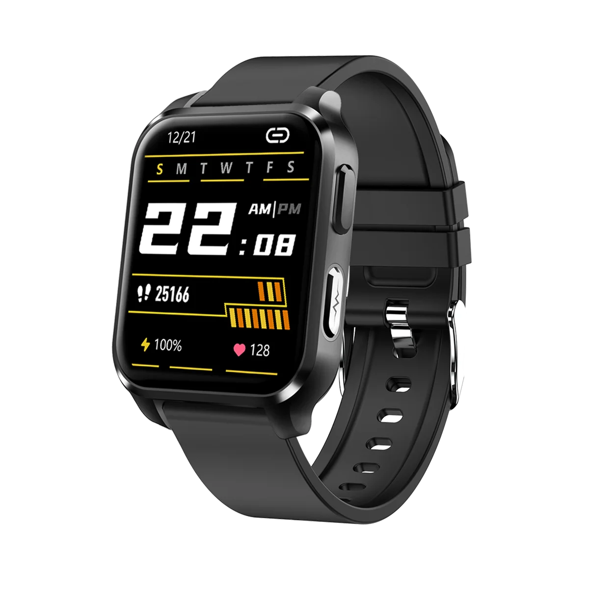 

NORTH EDGE N90 Smart Watch ECG+PPG HR BP O2 1.7 Inch Full Touch Screen IP68 Waterproof Metal Bezel for IOS Android