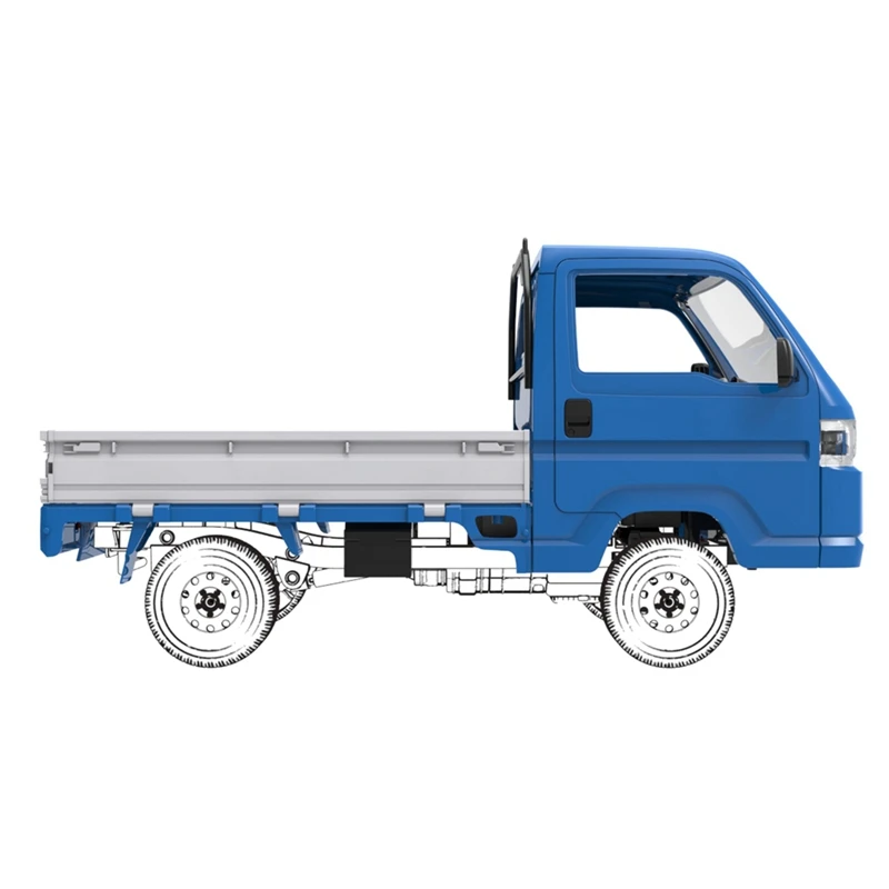 Корпус кузова радиоуправляемого автомобиля грузовика для 1/16 WPL D12 WL01 LD1297
