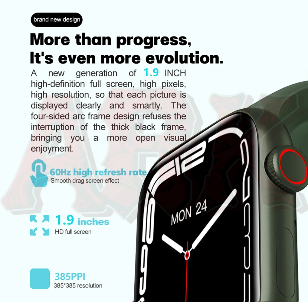 

ARK Original 2022 N78plus Series 7 Smart Watch Wireless Charger NFC Relógio Masculino Smartwatch for Xiaomi PK HW22 HW57 Pro