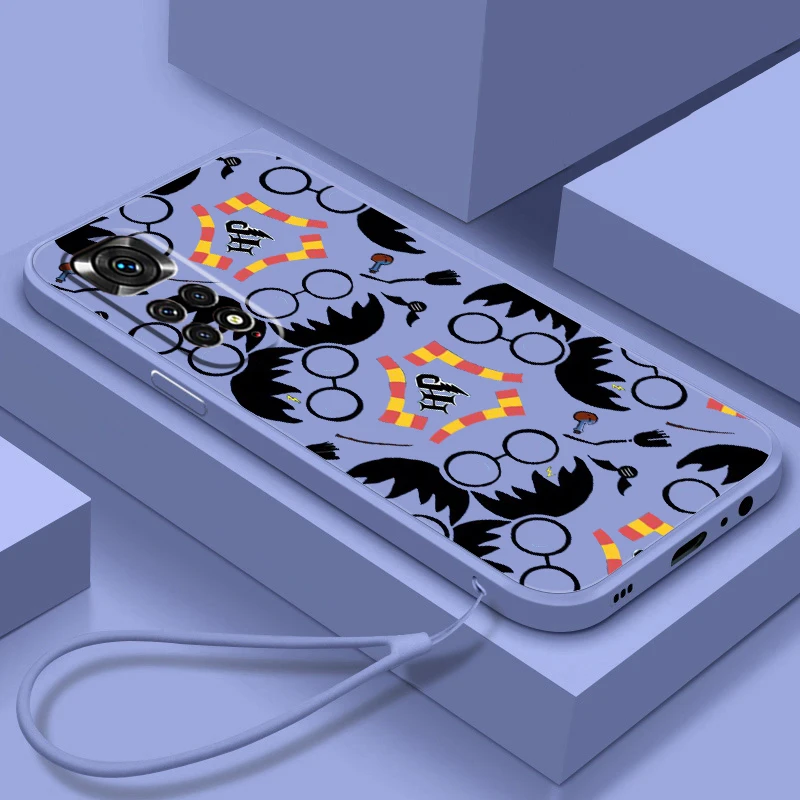 

Malfoy P-potters Cute Phone Case For Redmi Note 12 11T 11S 11E 10S 10T 10 9T Pro Plus Liquid Rope Funda Cover