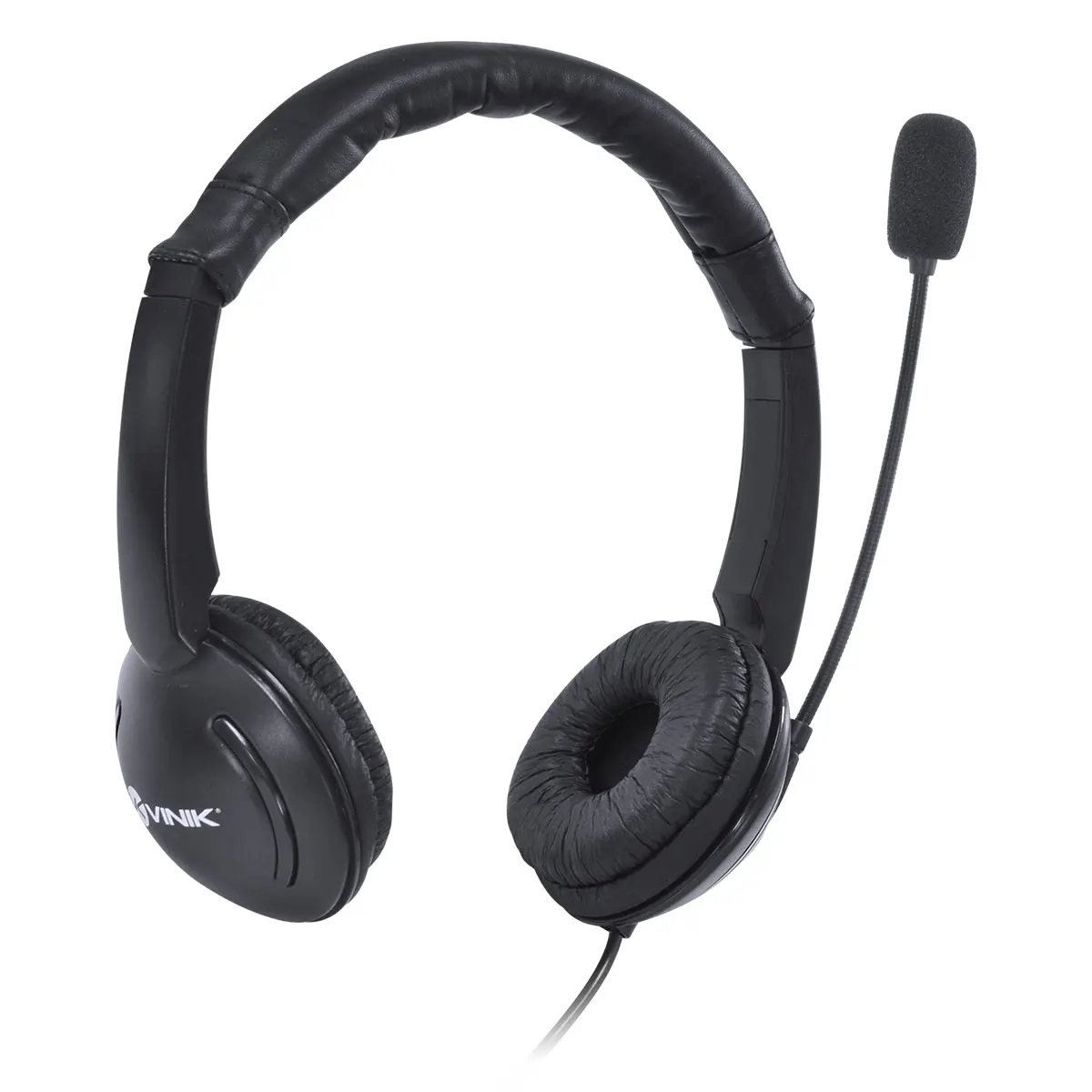 

HEADSET CORP USB FONE WITH MICROPHONE-BLACK-VK390