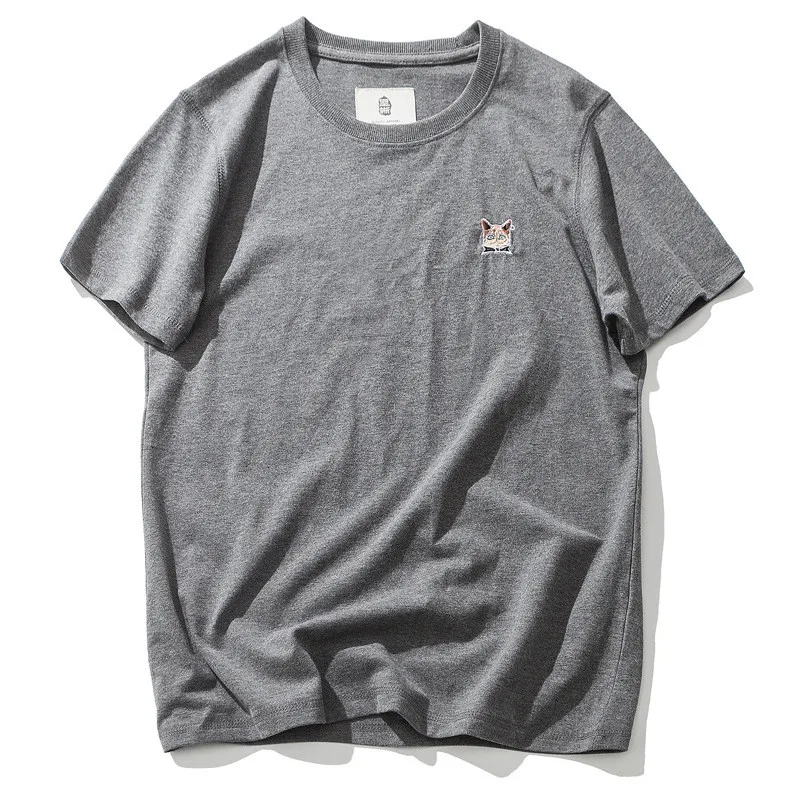 

7673-T- version of the trend of students men's comfortable T-shirt