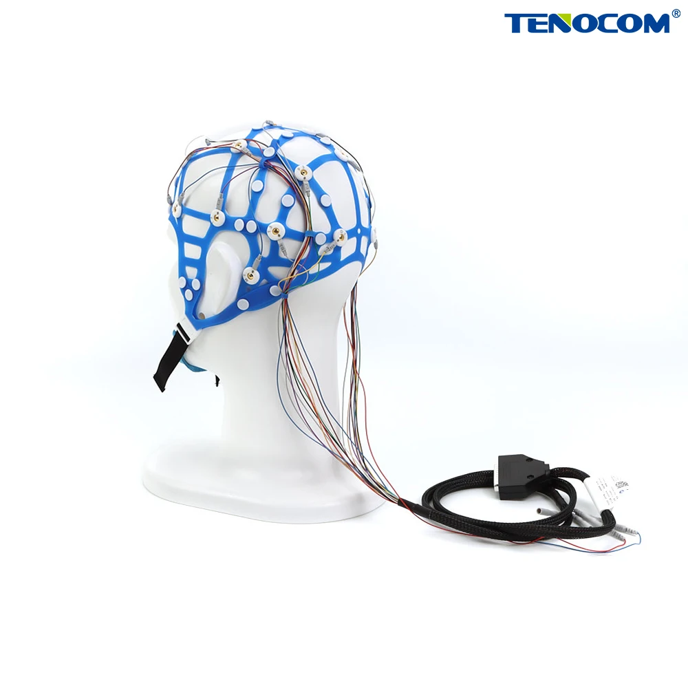 8-канальный интегрированный колпачок EEG — версия Saline