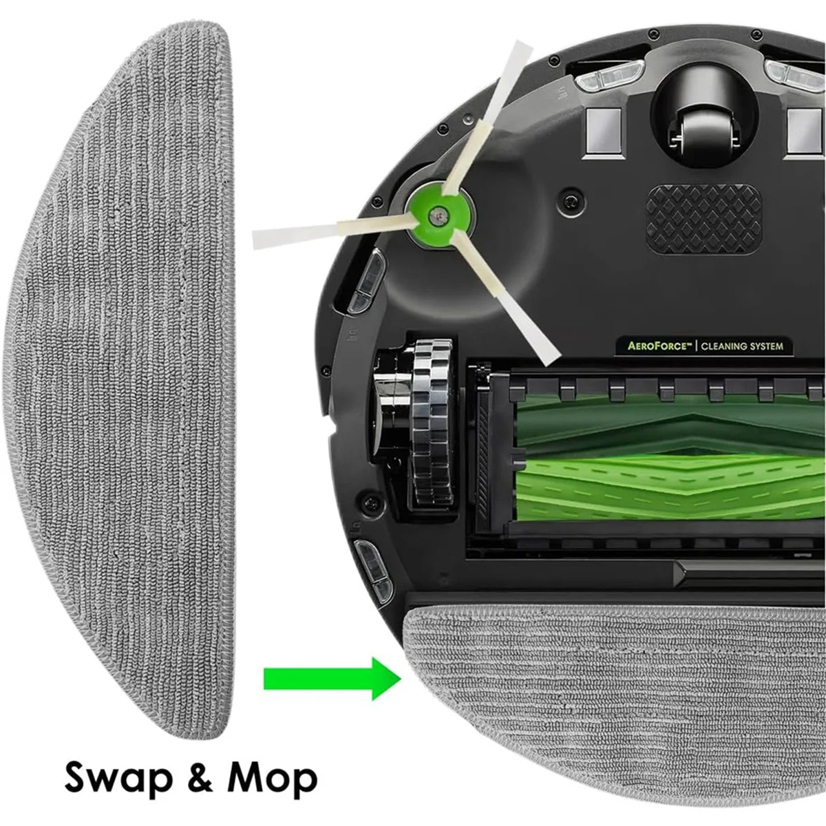 15 шт. подушечки для швабры Combo I5 I5+ J5 J5+ детали робота-пылесоса моющаяся