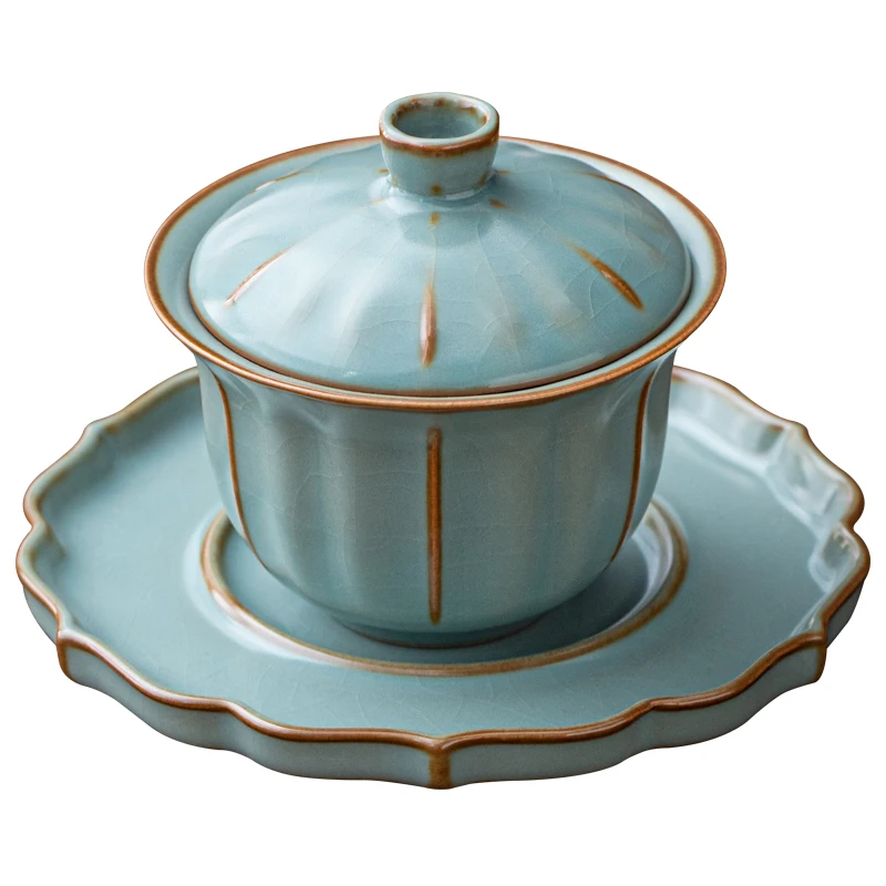 Чайная посуда Gaiwan Chawan набор из чаши для супа китайские кружки кунг-фу фарфоровая