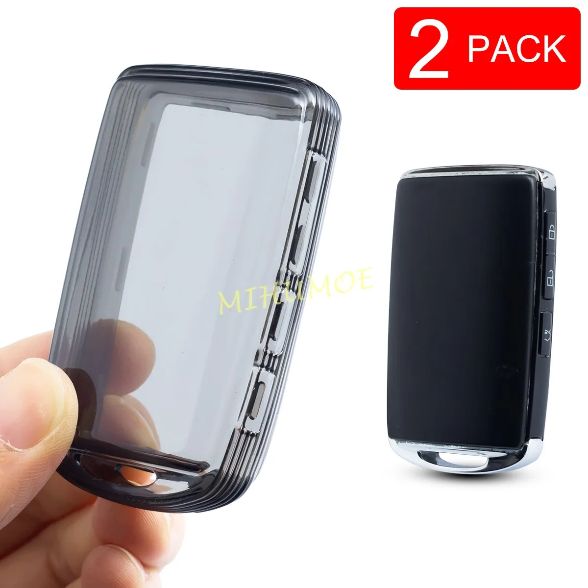 

Прозрачный чехол для дистанционного ключа для Mazda 3 MX-5 MX-30 CX-5 CX-30 CX-50 CX-60 CX-70 CX-90 2021 2022 2023 2024 2025 черный/прозрачный