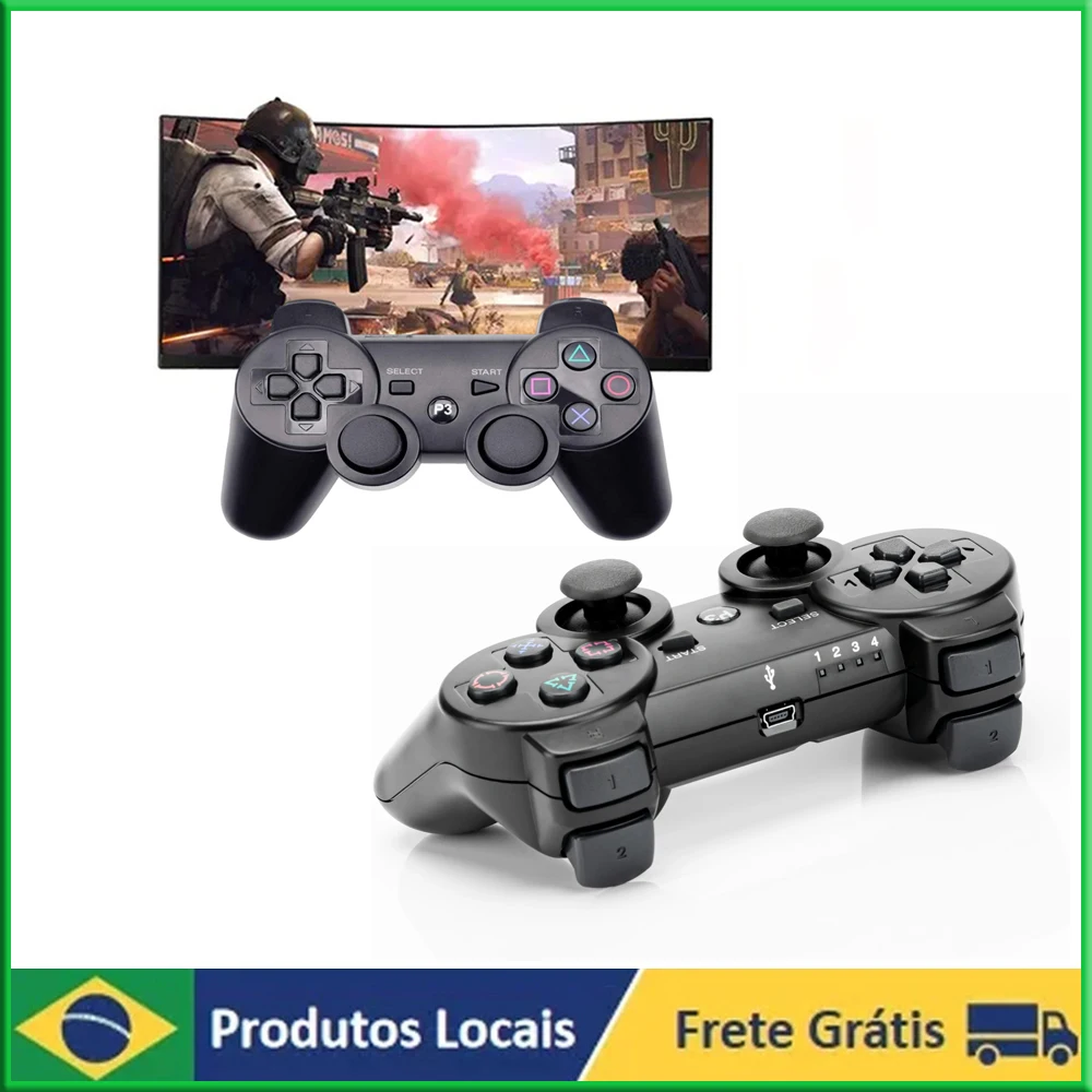 

PS3 USB Gamepad for Sony Playstation3 Dual Vibration Game Joystick for PC/PS3 Controller