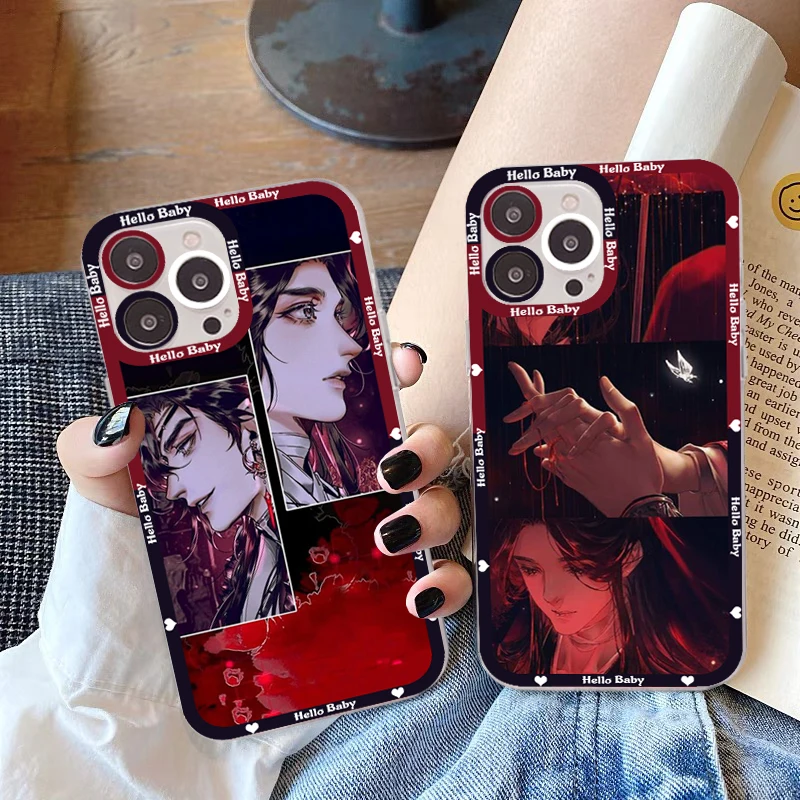 

Tian Guan Ci Fu Phone Case for iPhone 11 12 13 Mini Pro Max 14 Pro Max Case shell