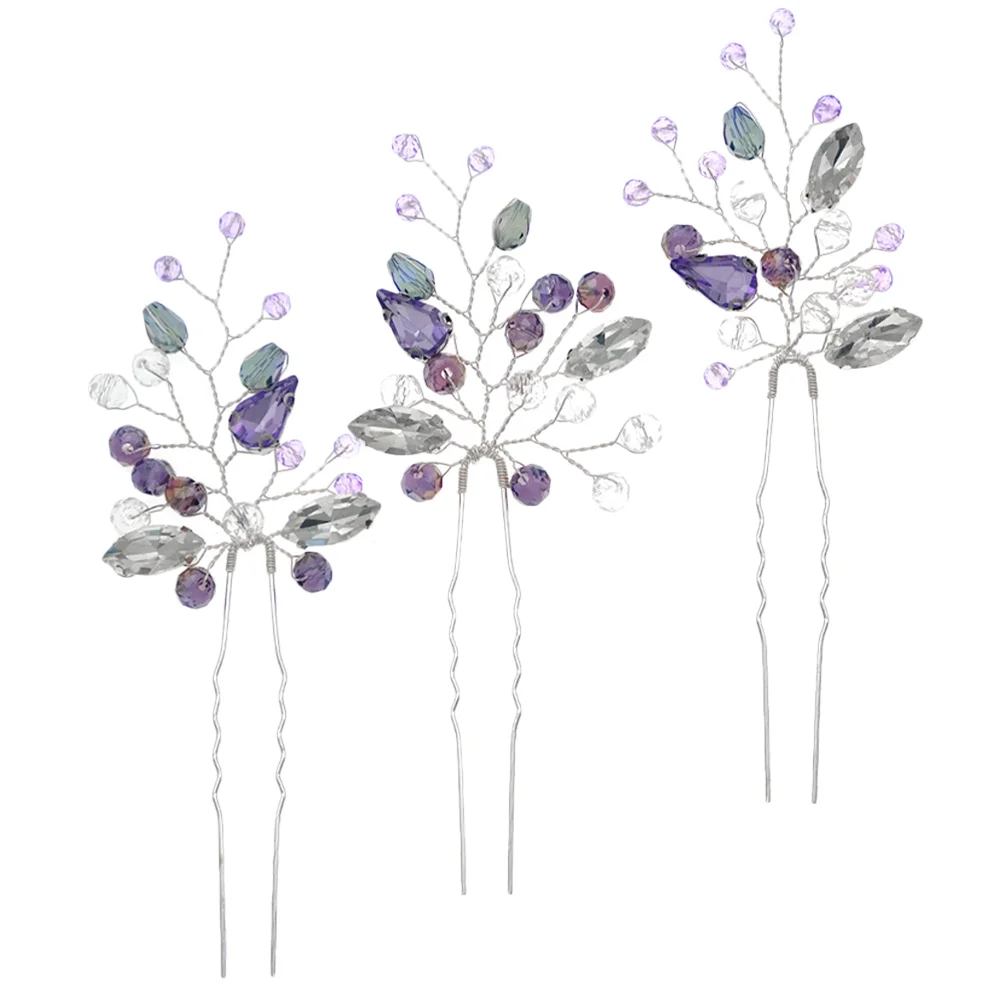 

Pin Bride Headpieces Wedding Hair Decorations Women Rhinestone Pins Accessories