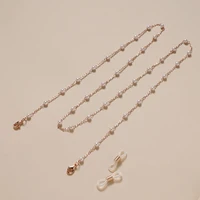 pearl glasses chain female sunglasses anti lost hanging neck metal chain jewelry wholesale accessories